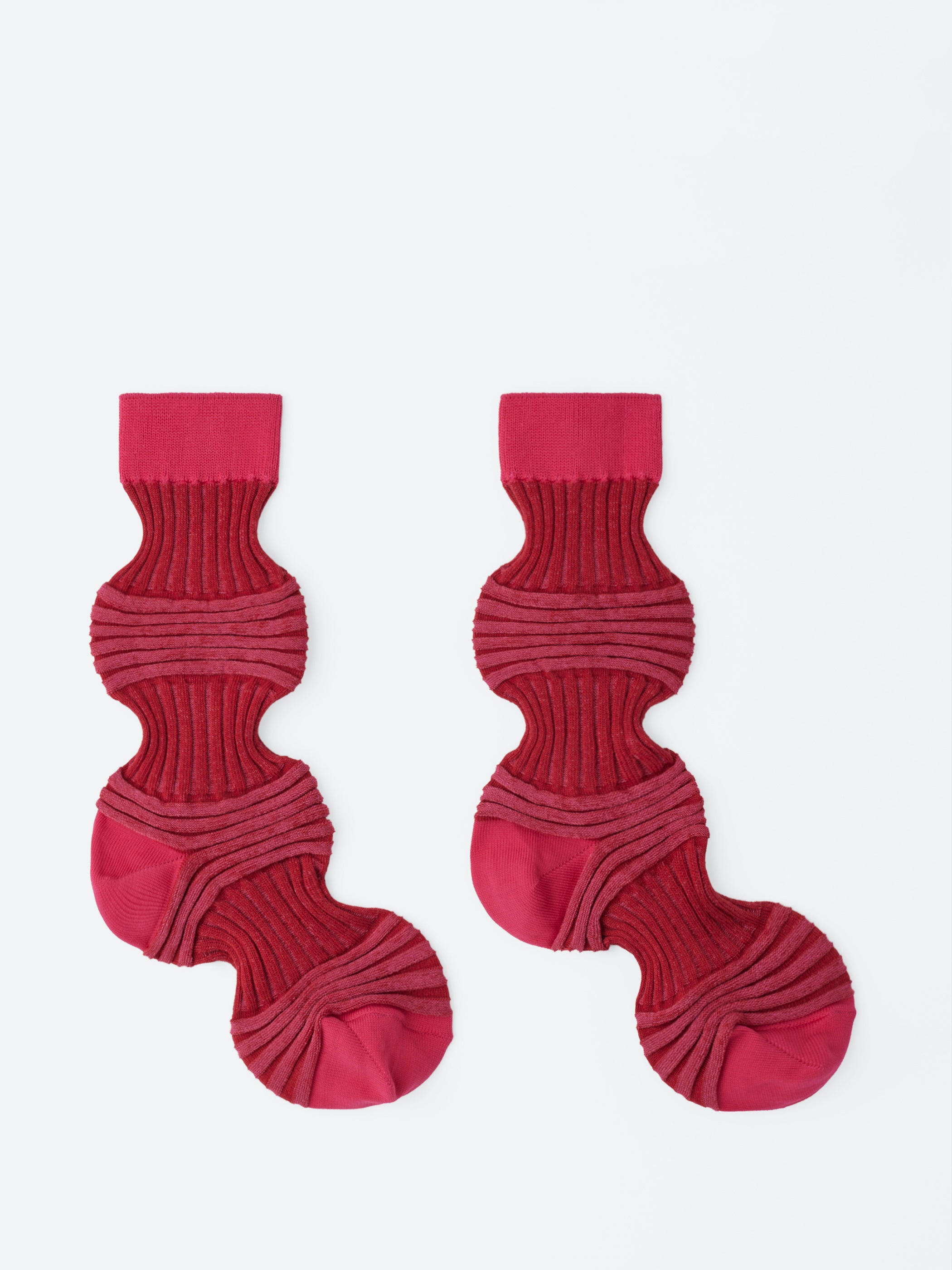 Garter Rib Socks