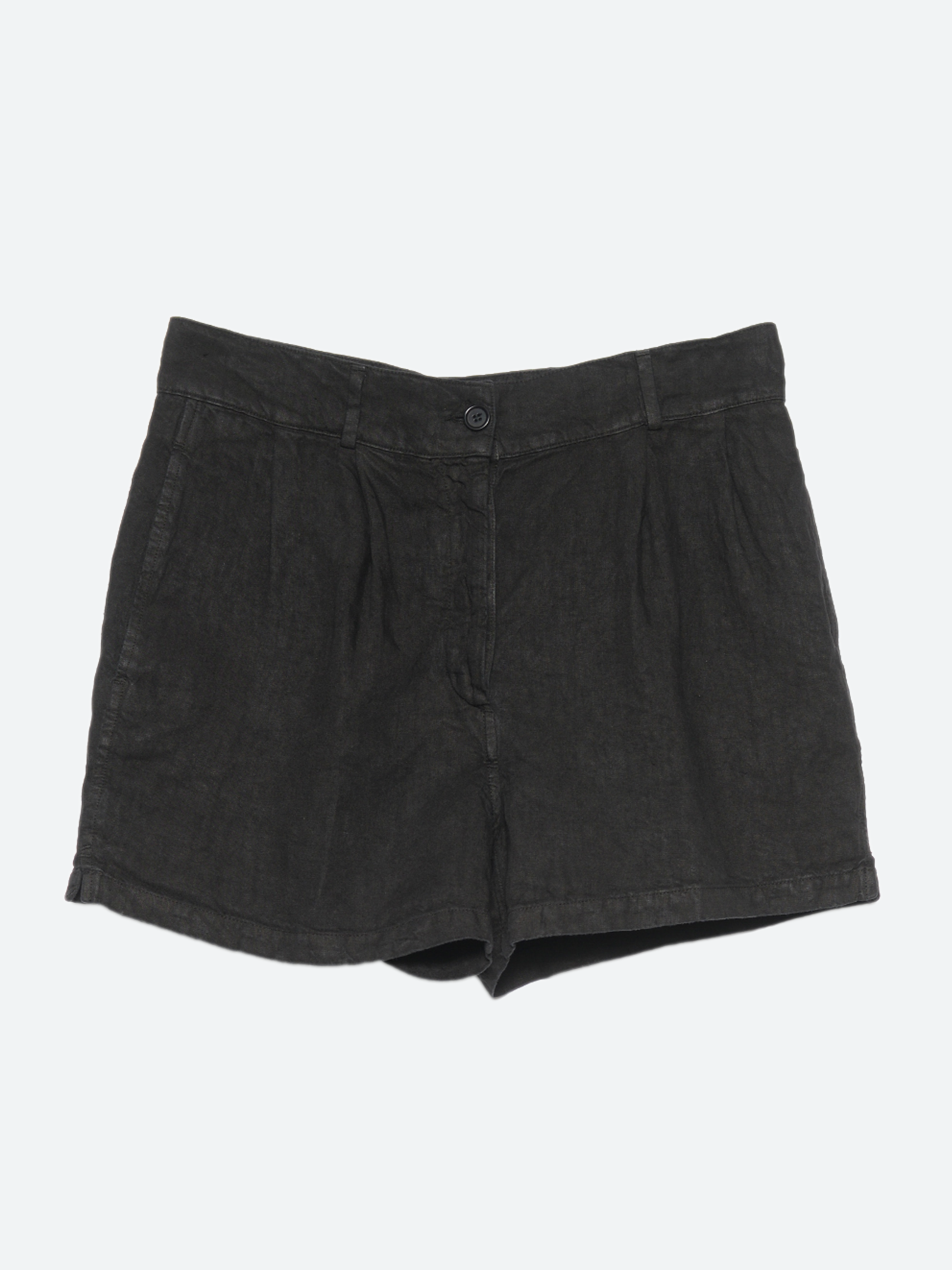 Garment-Dyed Linen Shorts