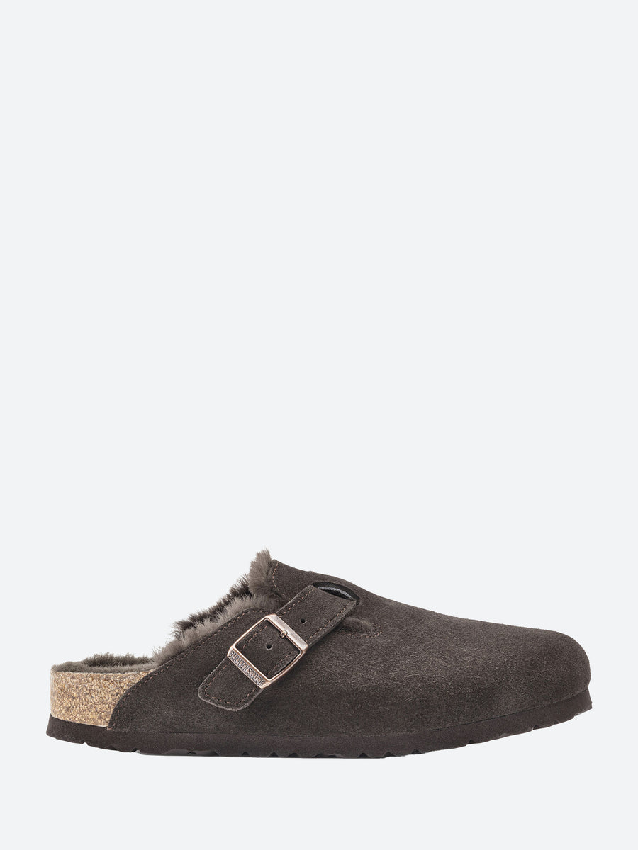 美品　BIRKENSTOCK BOSTON SHEARLING 24cm Birkenstock Unisex, Ladies & Men's Boston Shearling