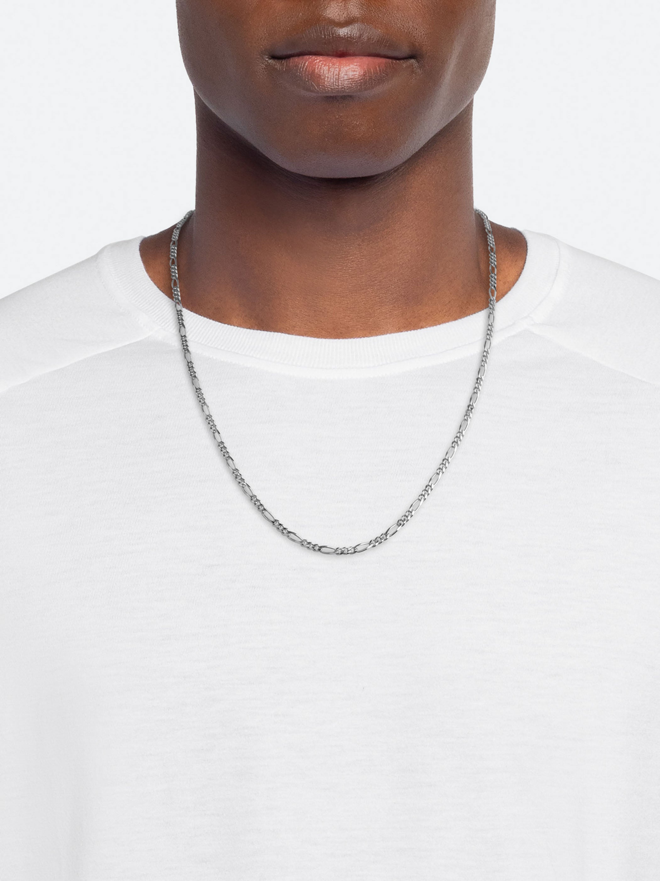 3mm Figaro Chain Necklace