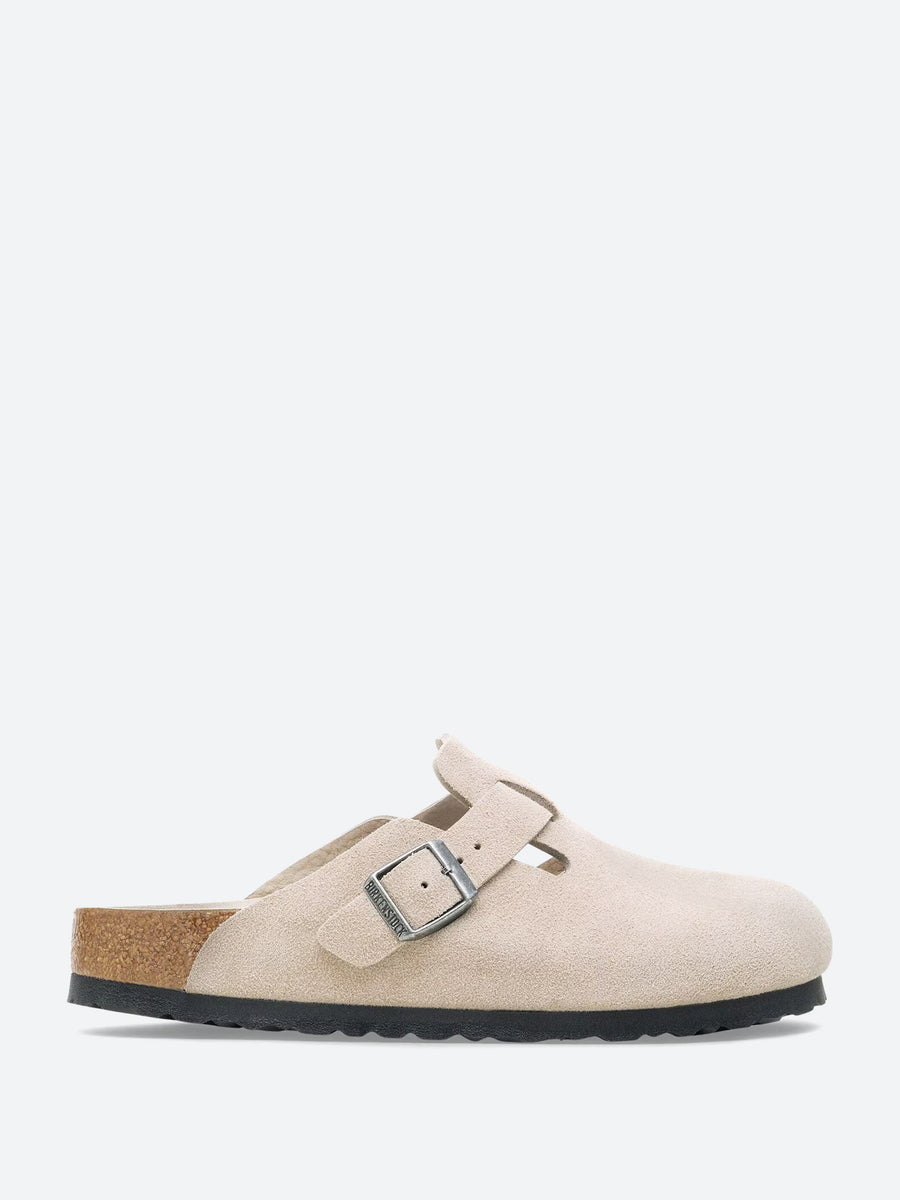 BIRKENSTOCK Boston オイスタートーナル　softfootbed Boston Soft Footbed Suede Leather Oyster Tonal | BIRKENSTOCK