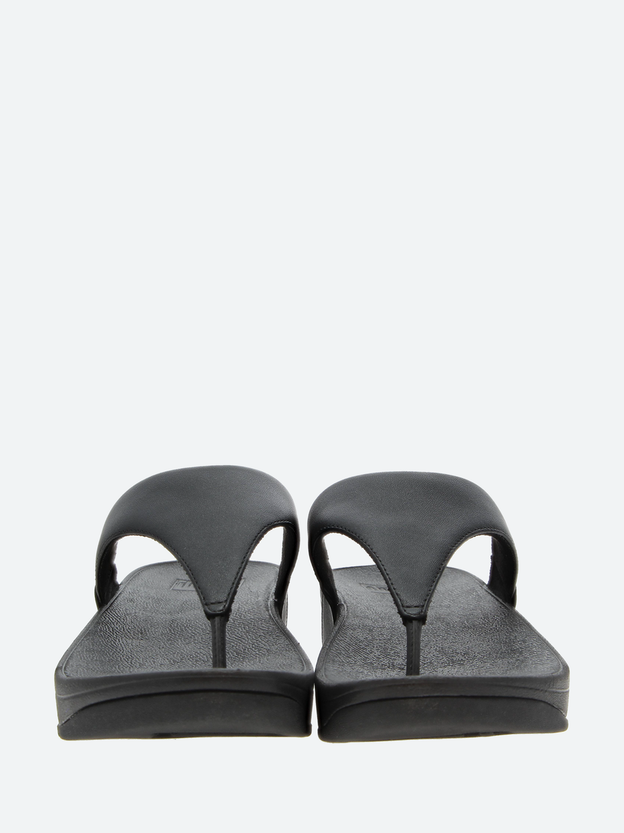 FitFlop Lulu Leather Toe-Post Sandals in Black – gravitypope
