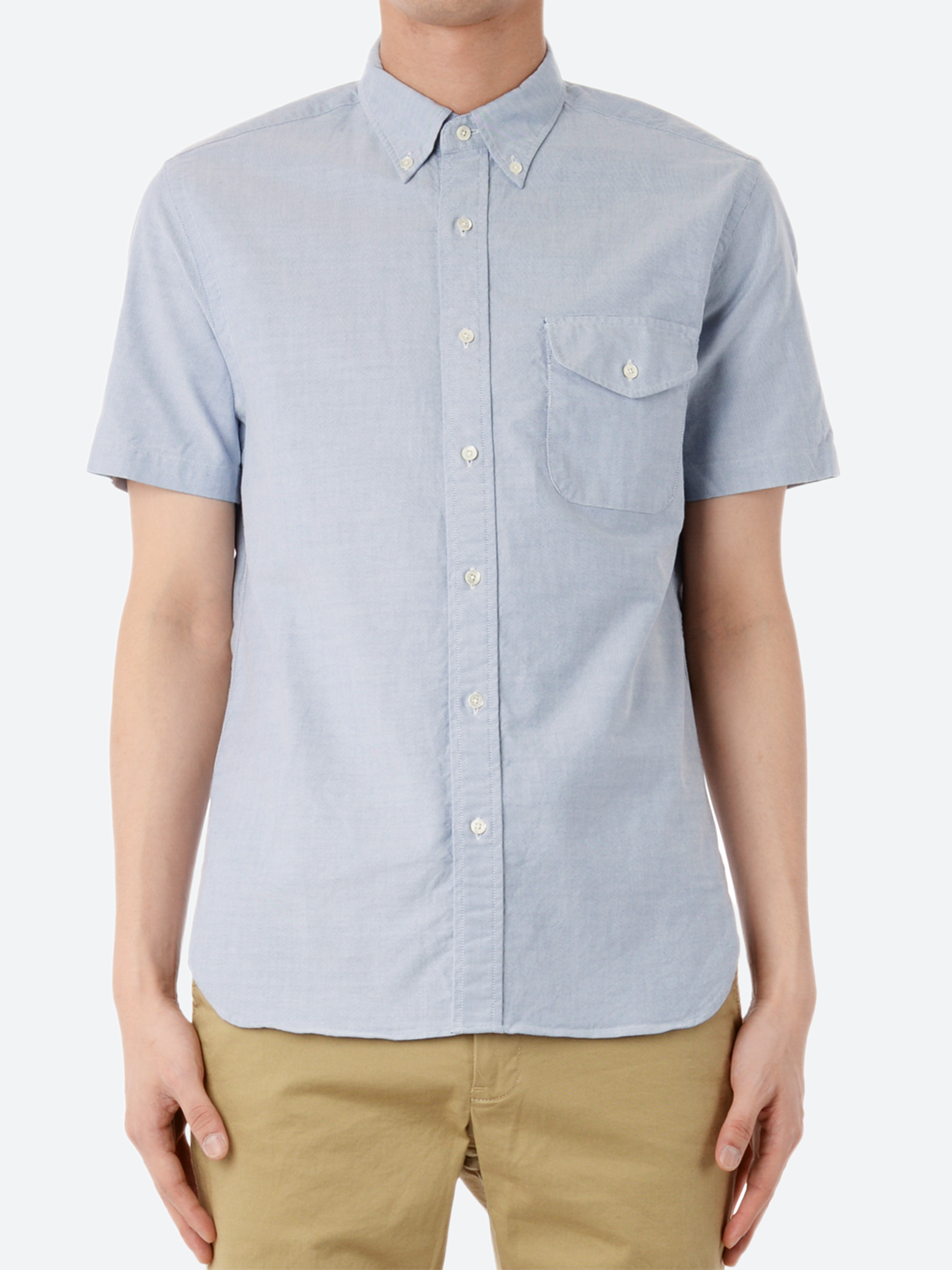 Oxford Short Sleeve Button-Down Shirt