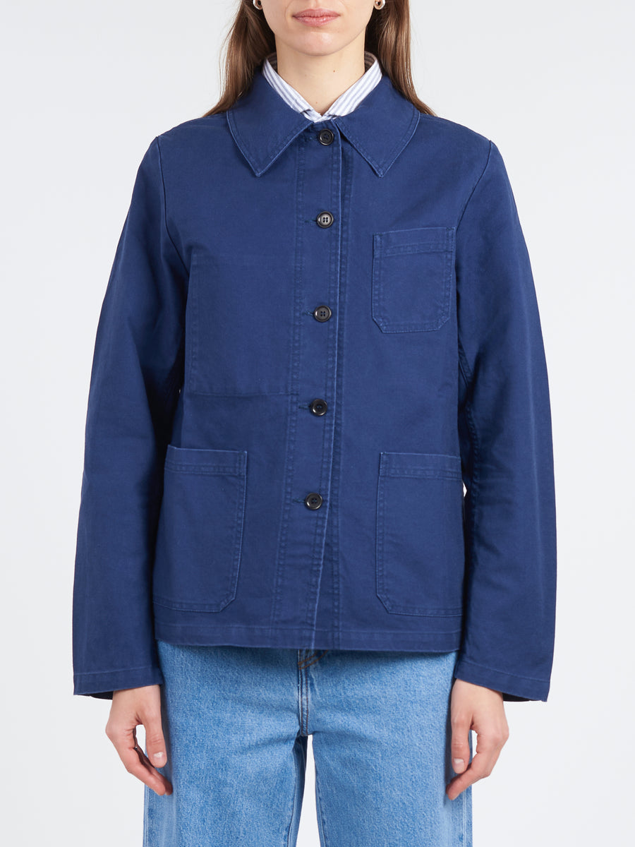 vétra ネイビー ジャケット 34サイズ Vetra - 5C Short Workwear Jacket in Navy – gravitypope