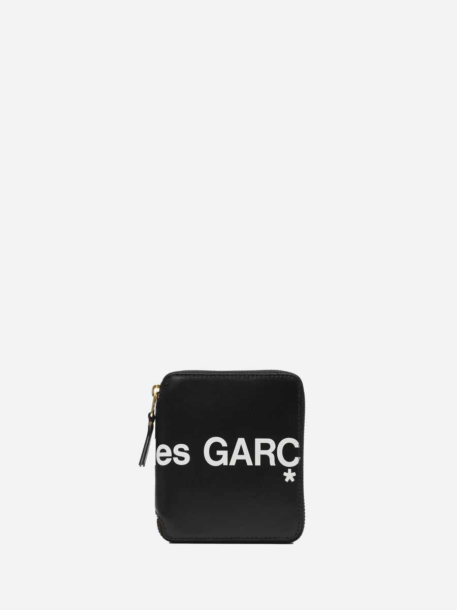 Comme des Garçons Wallets SA2100HL Comme des Garcons Huge Logo Leather Wallet - Red – Feature