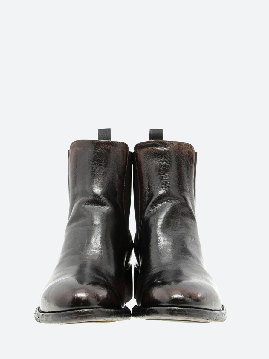Officine Creative Seline 005 Chelsea Boot in Airbrushed Brown