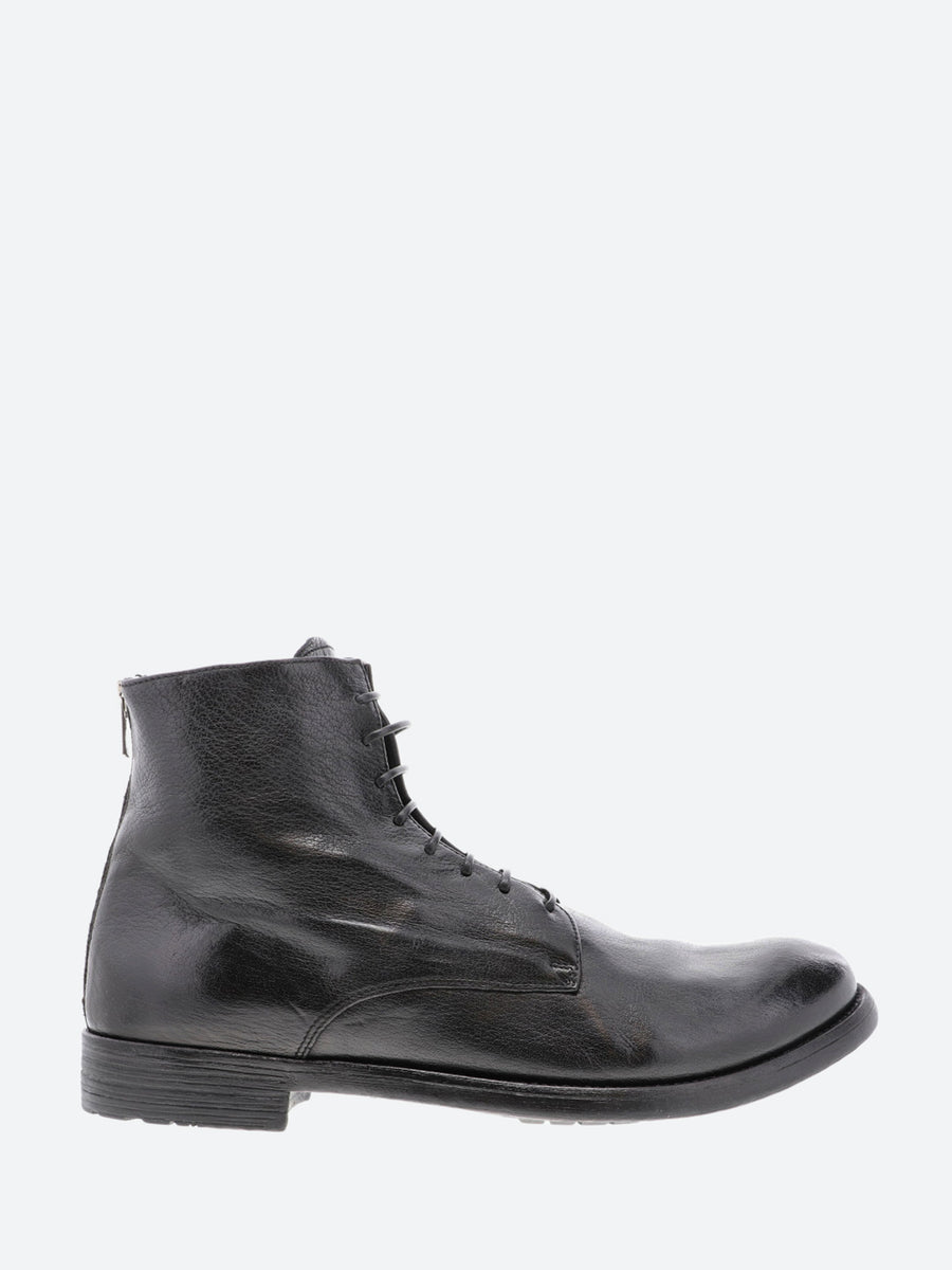 Officine Creative - Hive 16 Lace-Up Boots in Nero Ignis – gravitypope