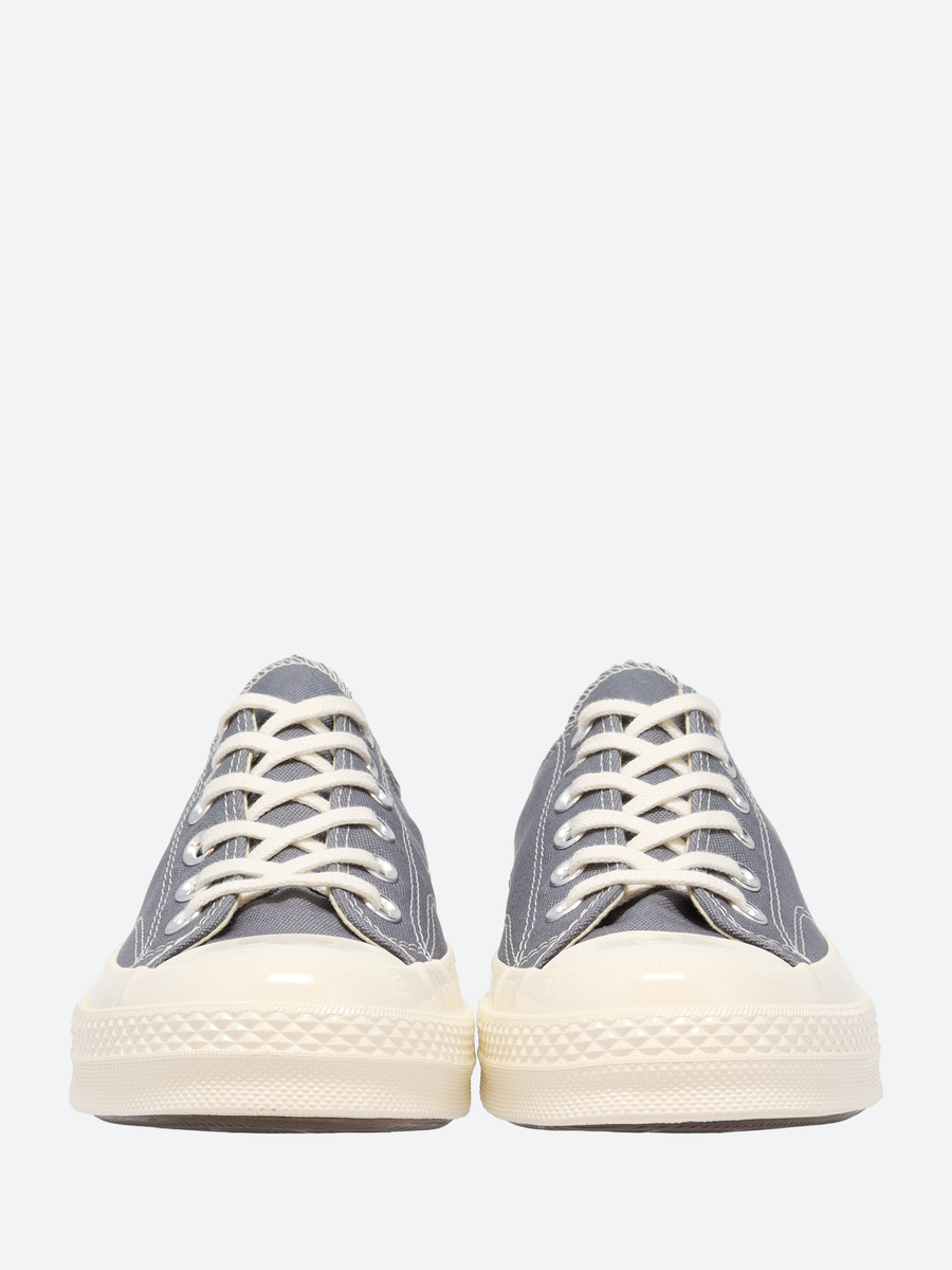 Comme des Garçons PLAY Black Heart Chuck 70 Low Top in Grey