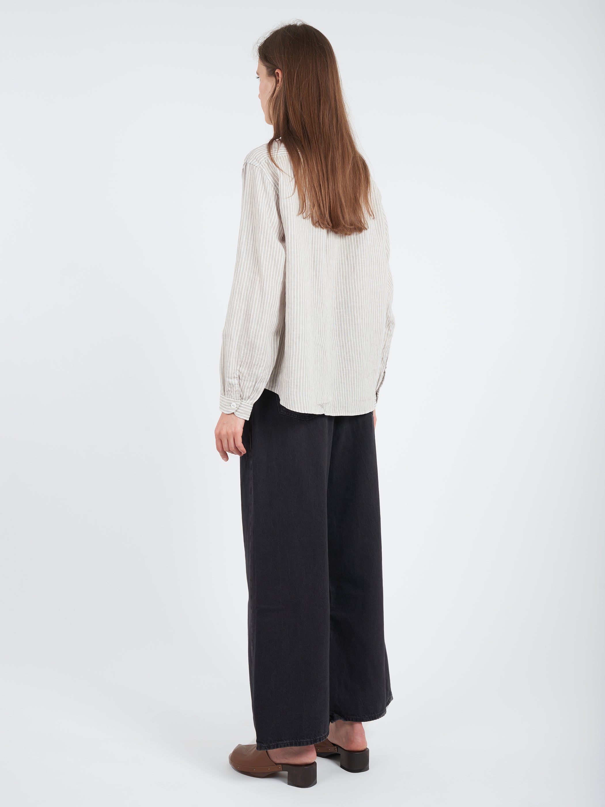 Women's Round Collar Pullover L/S Shirt
