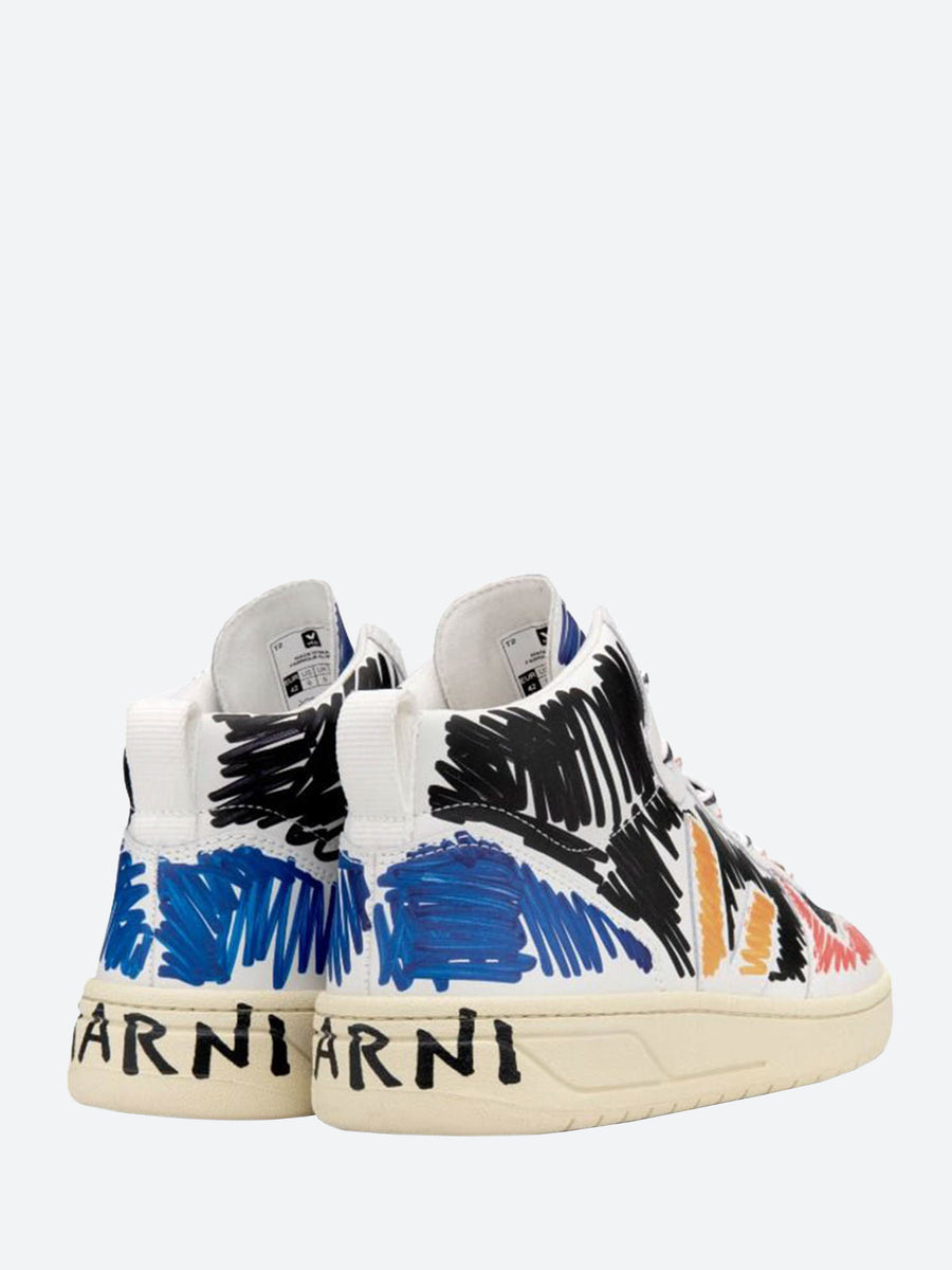 VEJA×MARNI　スニーカー　US8 Veja - V-15 Leather Marni in Black – gravitypope