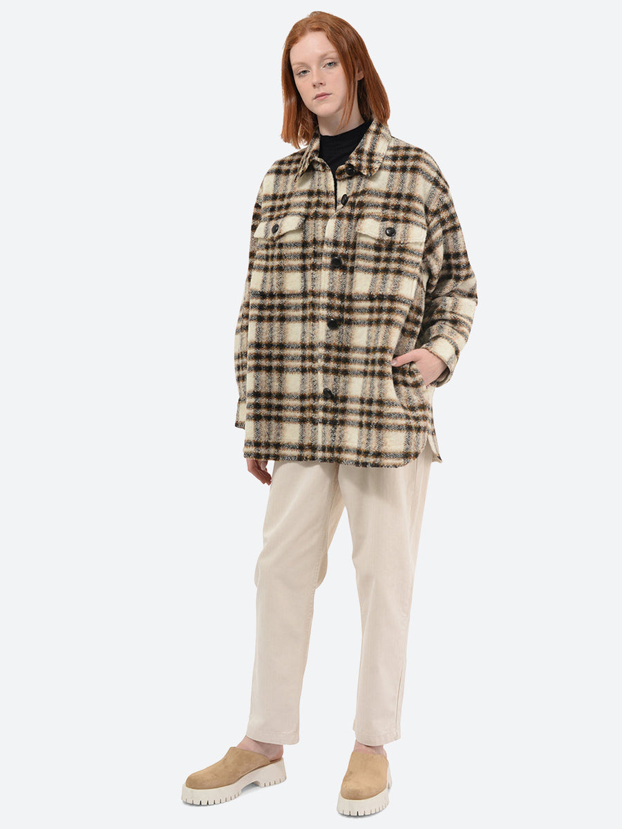 ☆韓国の人気☆【Isabel Marant】☆(W) Harveli Coa.t Honey☆ Isabel Marant Etoile Harveli Jacket Honey 10Hy