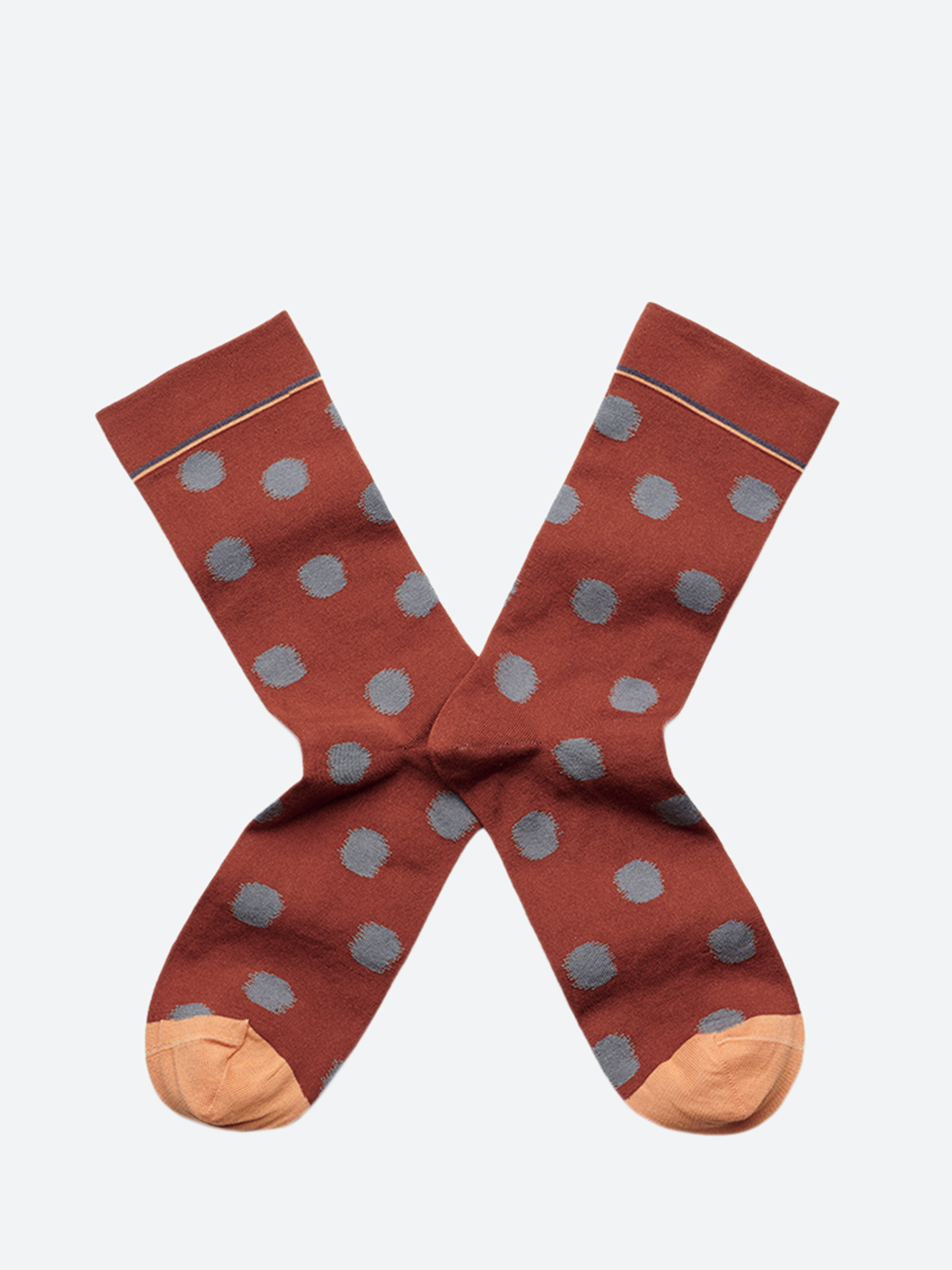 Sepia Polka Dot Sock