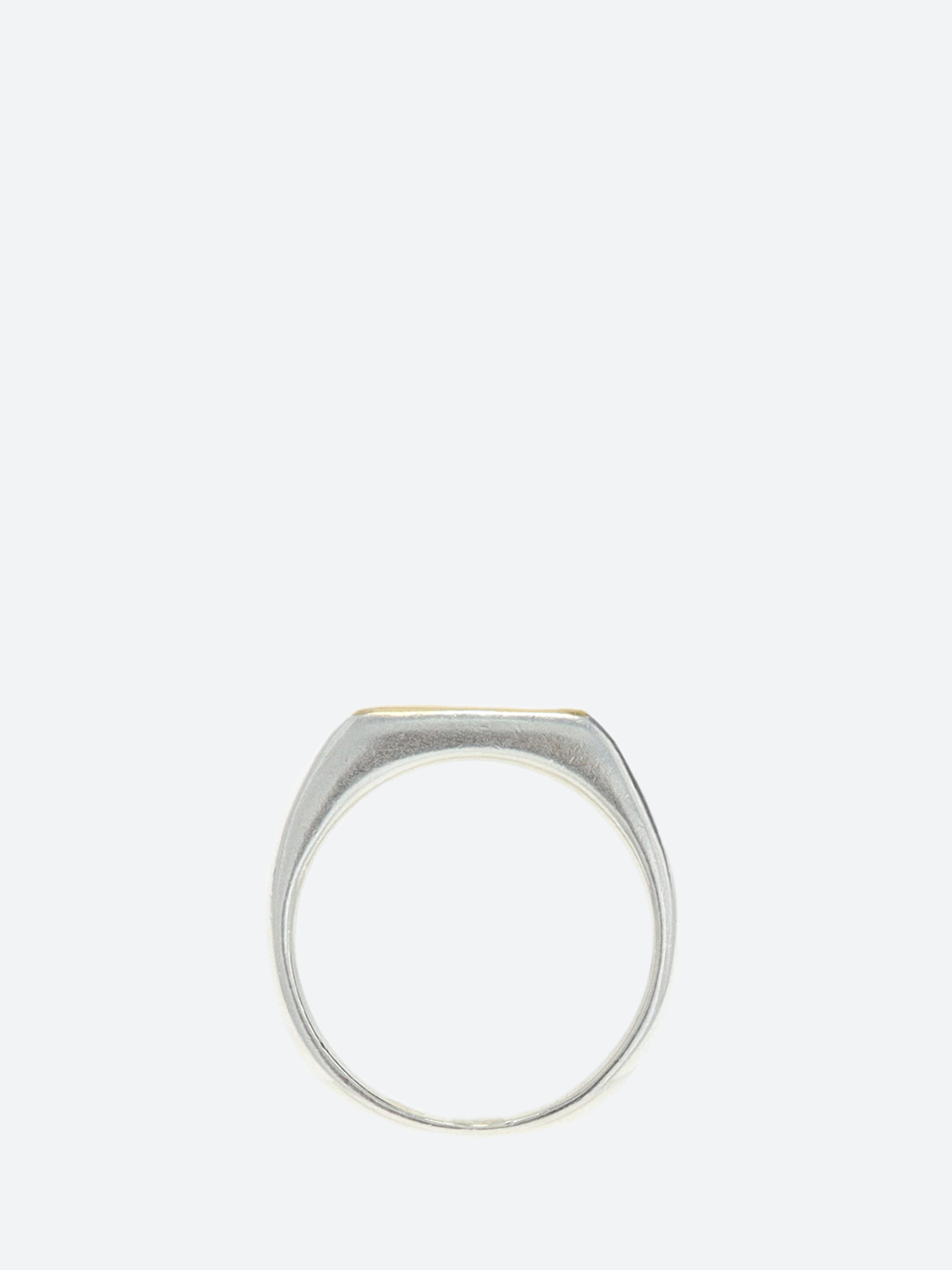 Lad Square Signet Ring