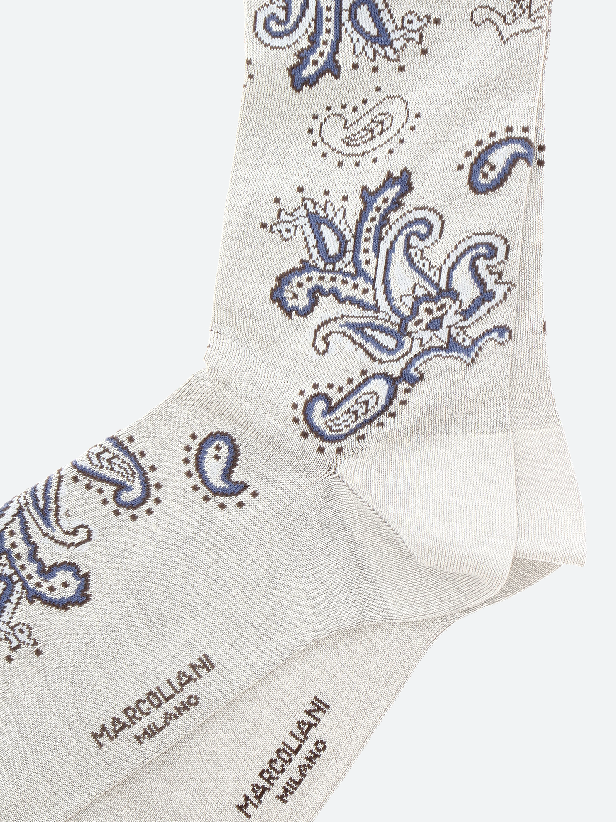 Jali Paisley Mid Calf Sock