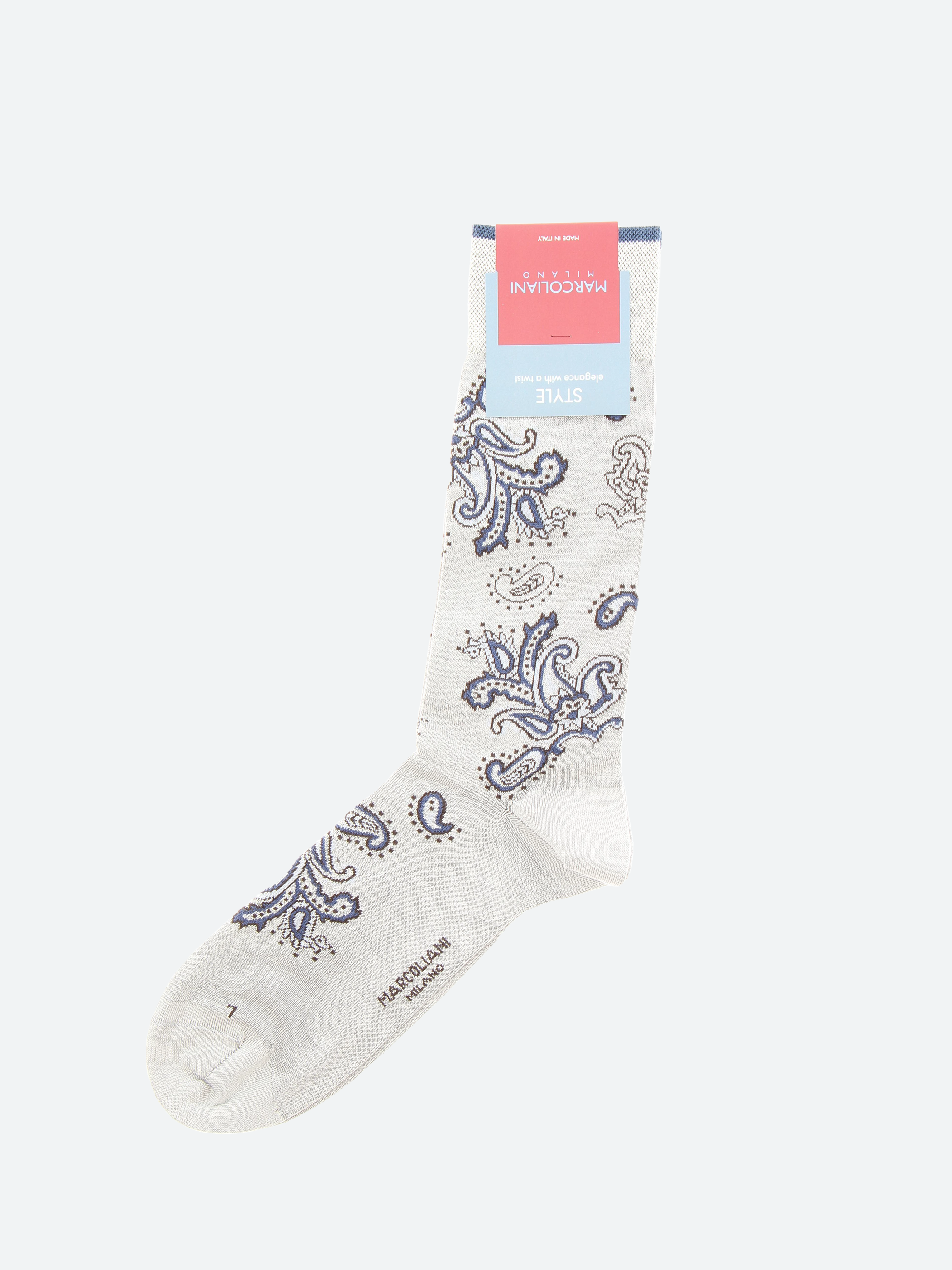 Jali Paisley Mid Calf Sock