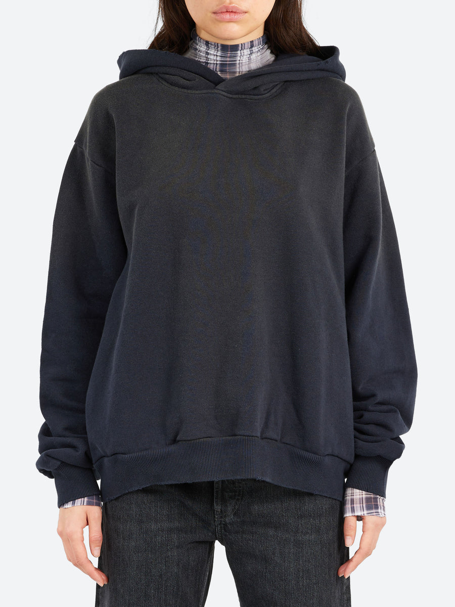 ★Acne Studios★CI0136 900 Acne Studios - Logo hooded sweater - Deep blue