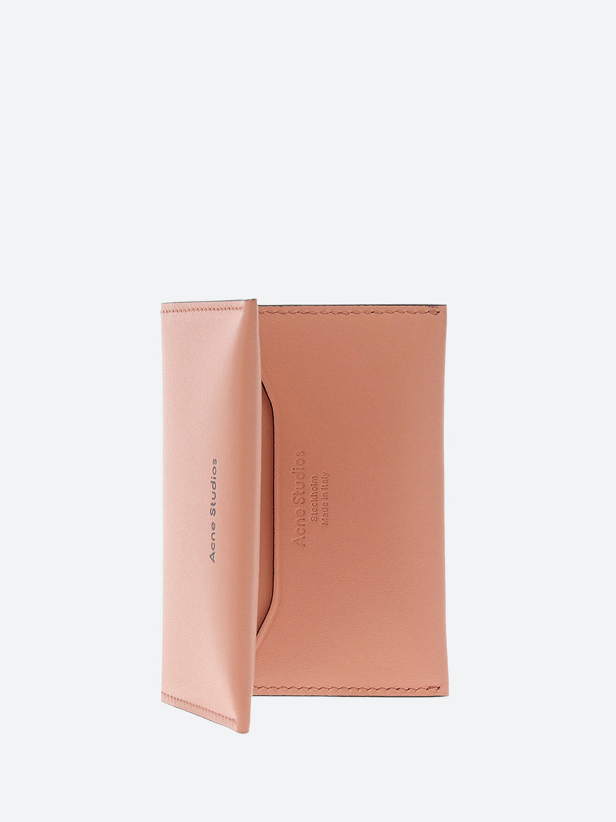 ■Acne Studios■ Leather Card Holder Powder Pink CG0245AD5 C Acne Studios - Leather card holder - Salmon pink
