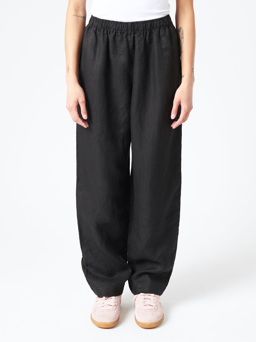 Sarahwear - Linen Twill Balloon Pants in Black – gravitypope