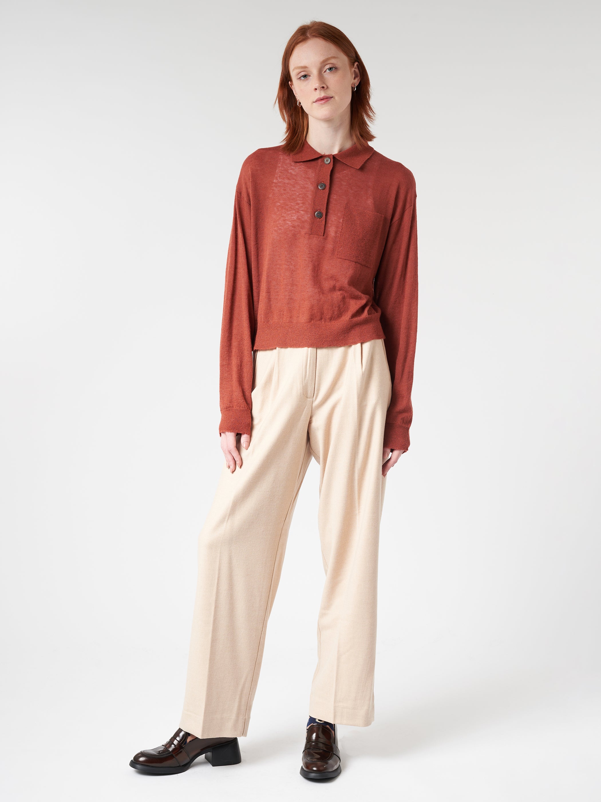 Pleated Trousers