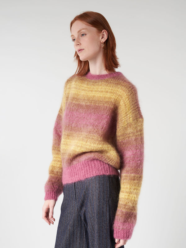 STRIPED CREWNECK SWEATER
