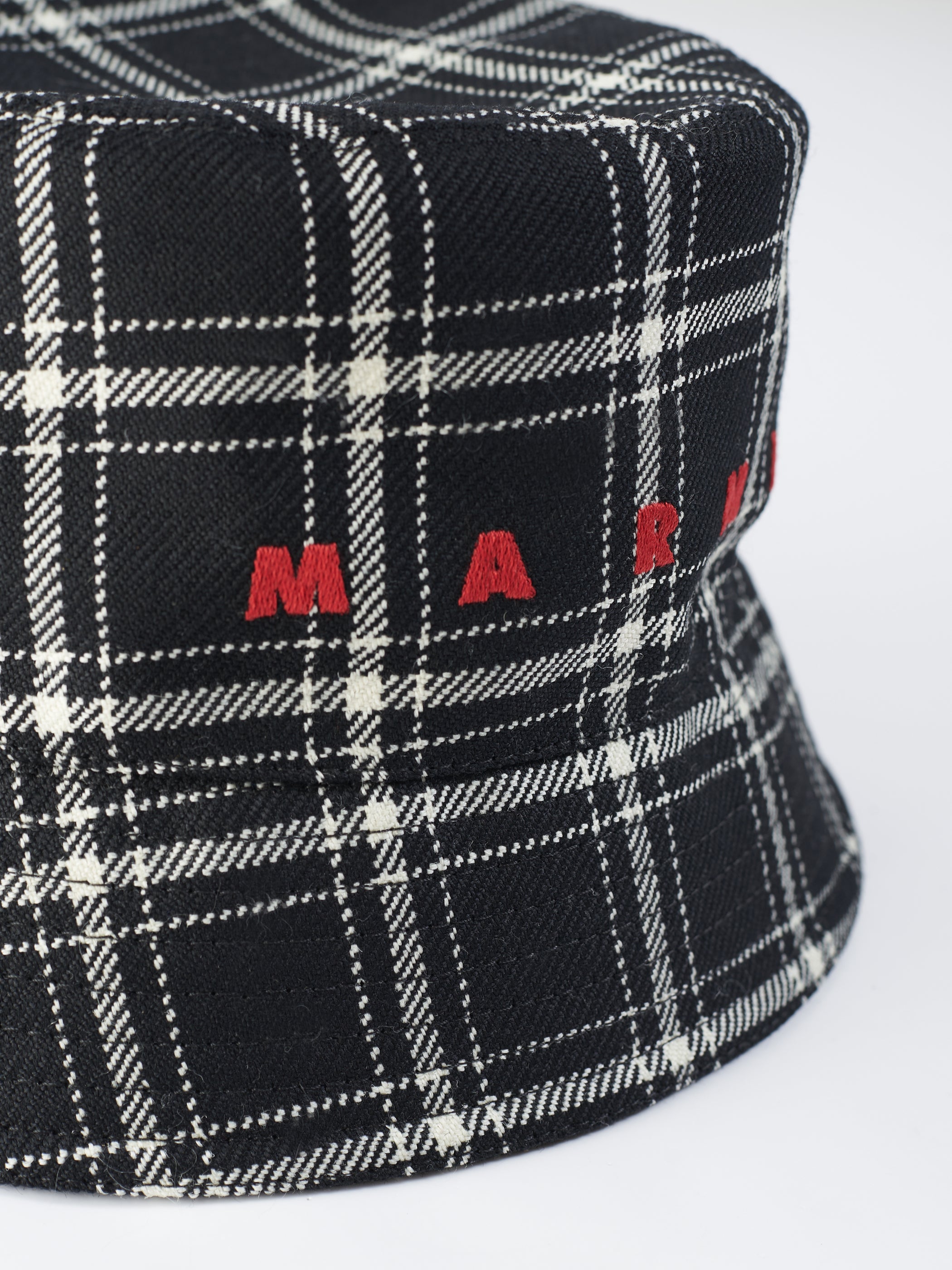 Check Flannel Bucket Hat