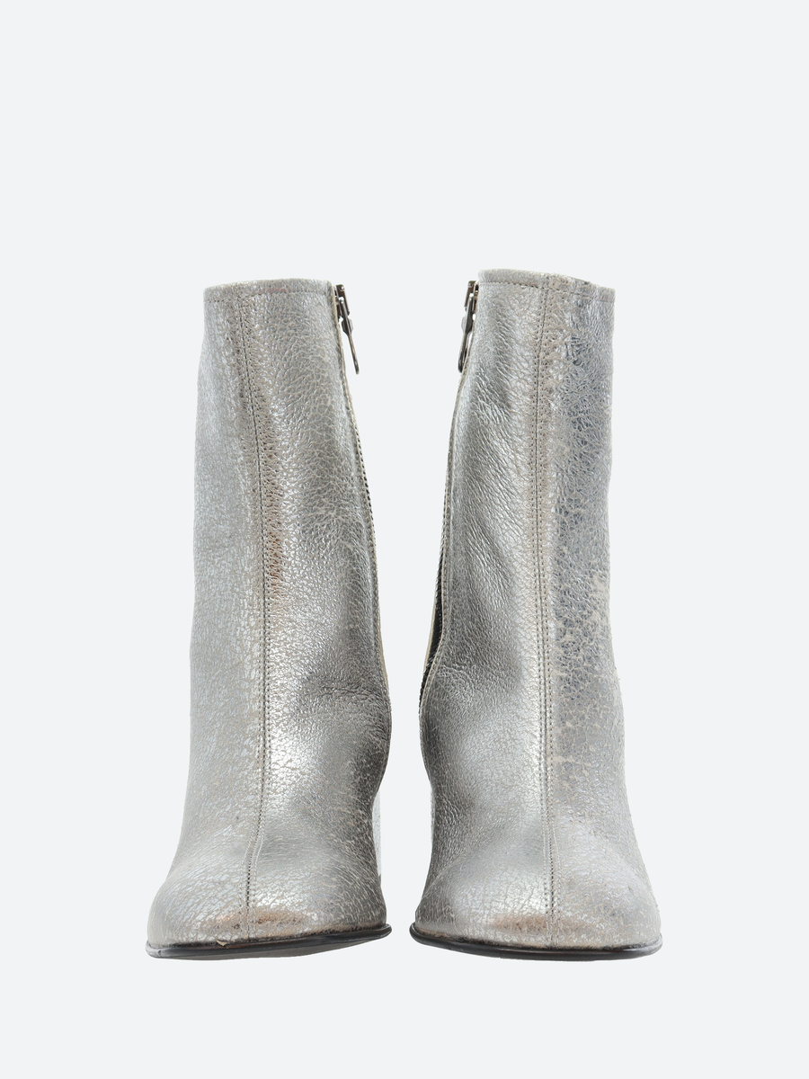（希少）diesel silver boots collection PRIVÉE? - C1395 Ankle Boot in Silver – gravitypope
