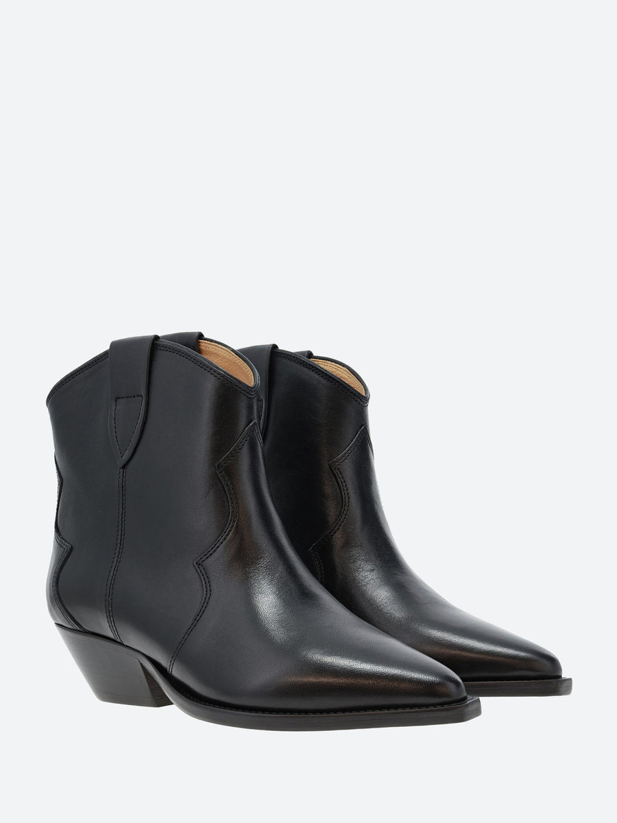 ブーツその他 Isabel Marant FW25 DEWINA-GZ (BO0002FA A3A03S01BK) DEWINA calf leather Low Boots Woman black | ISABEL MARANT