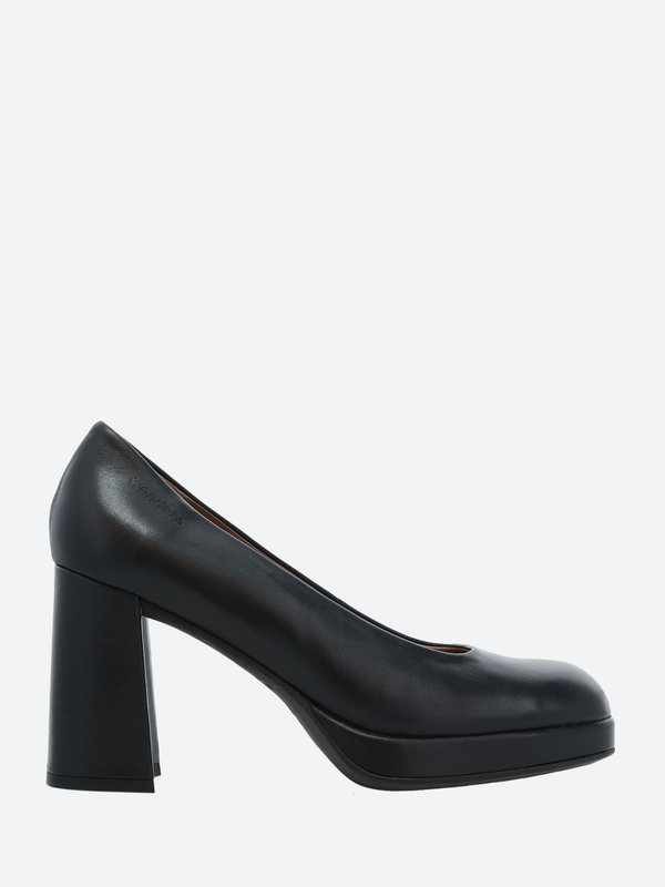 SQUARE TOE PLATFORM HEEL