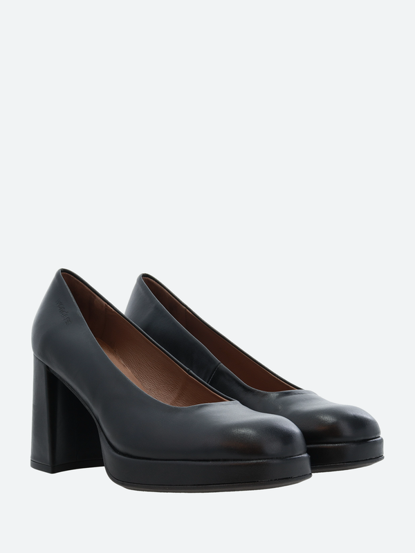 SQUARE TOE PLATFORM HEEL