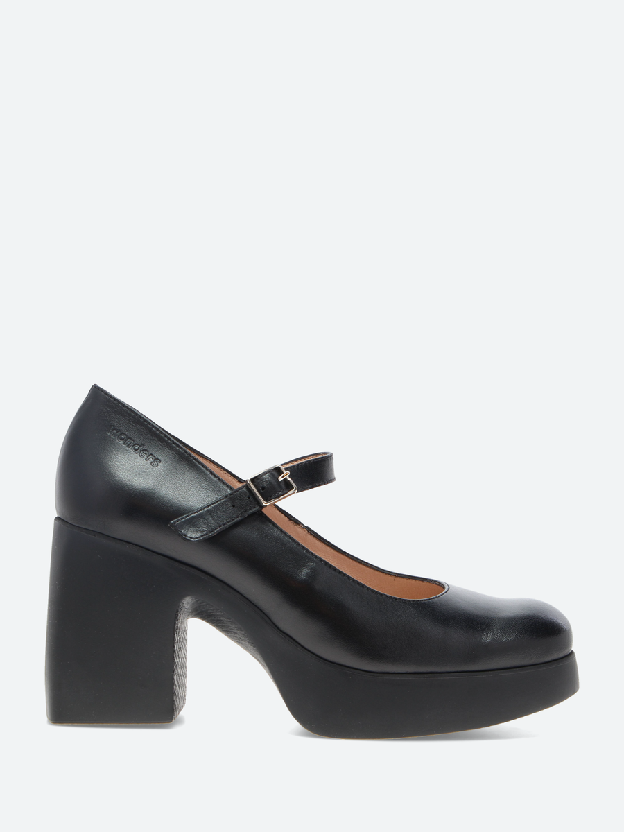 専用GRAPE Black Mary Jane Platform shoes Wonders - H-4926 Mary Jane in Black Iseo – gravitypope