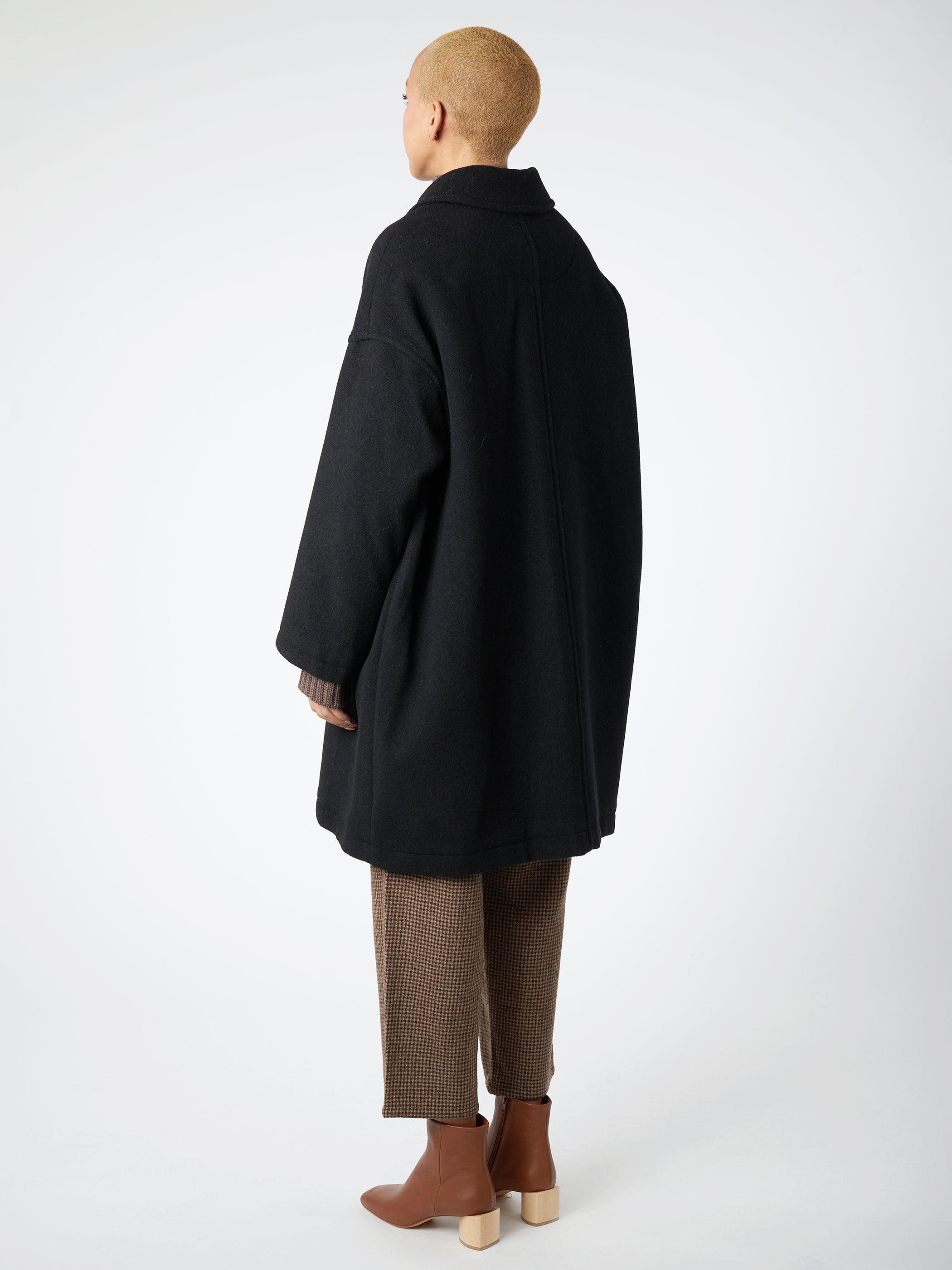 Women's Wool Light Pile Long Coat