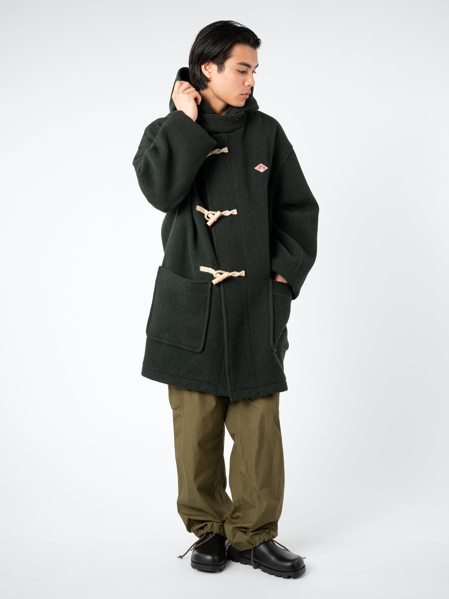 noop　pile melton duffel coat Melton Wool Chevron Duffle Coat | Authentic&Classy Menswear
