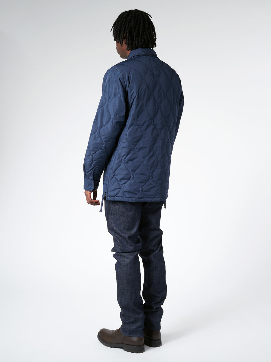 Taion - Military Down Shirt in Navy – gravitypope