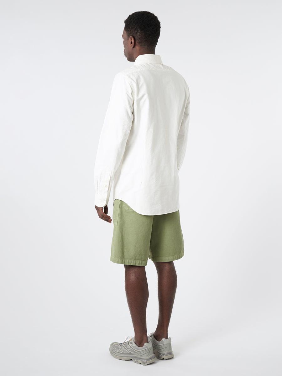 Nigel Cabourn - British Officers Shirt in White – gravitypope