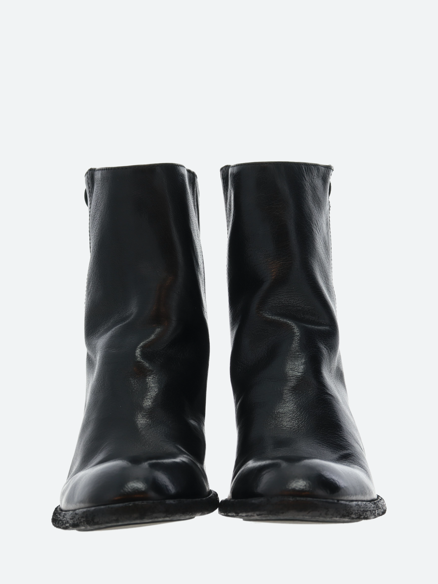 Officine Creative - Sydne 003 Zip Boots in Nero Ignis – gravitypope