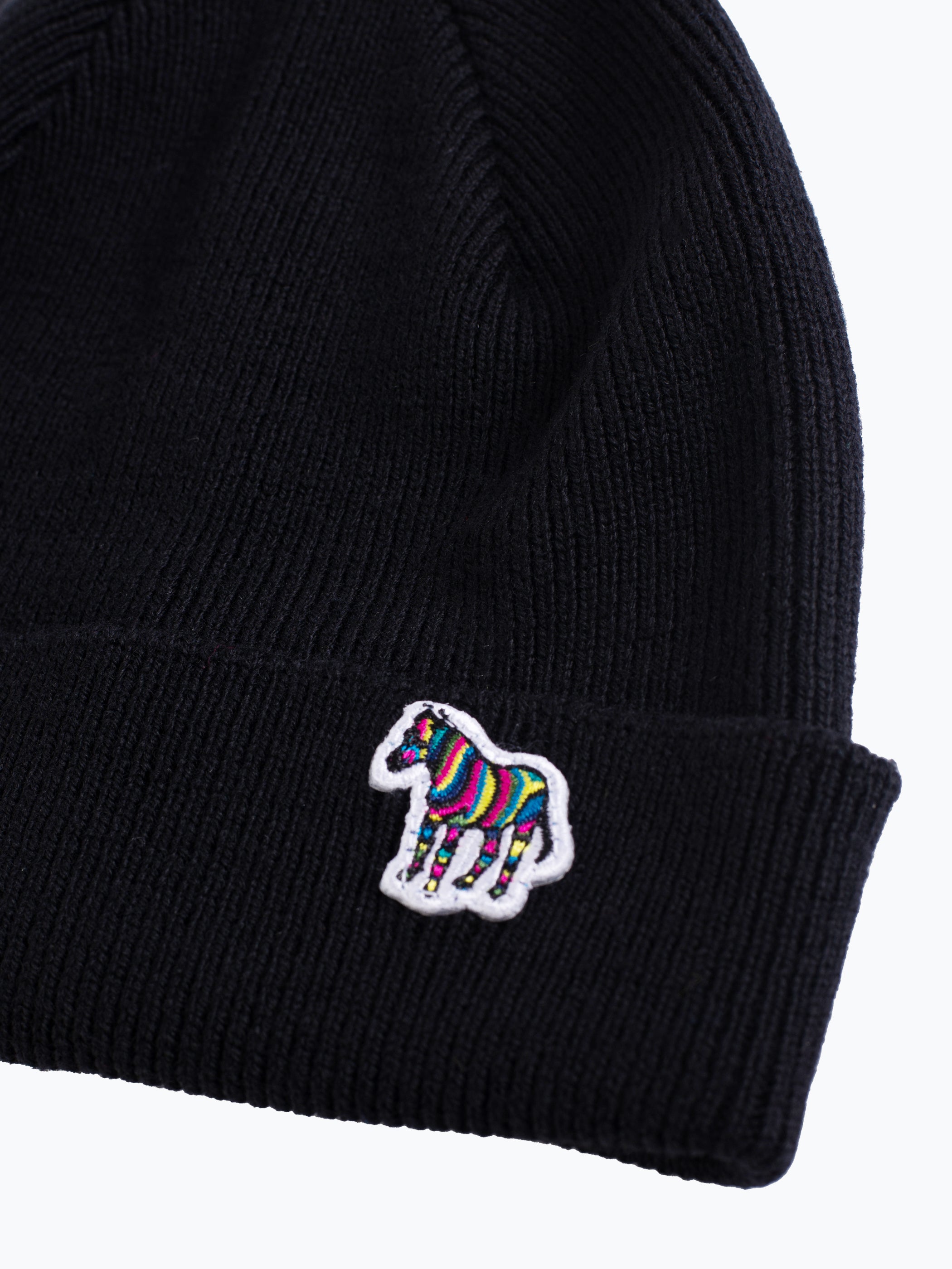 Zebra Patch Beanie