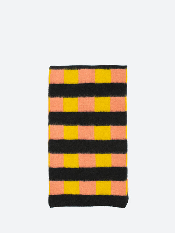 CHECK & STRIPE SCARF