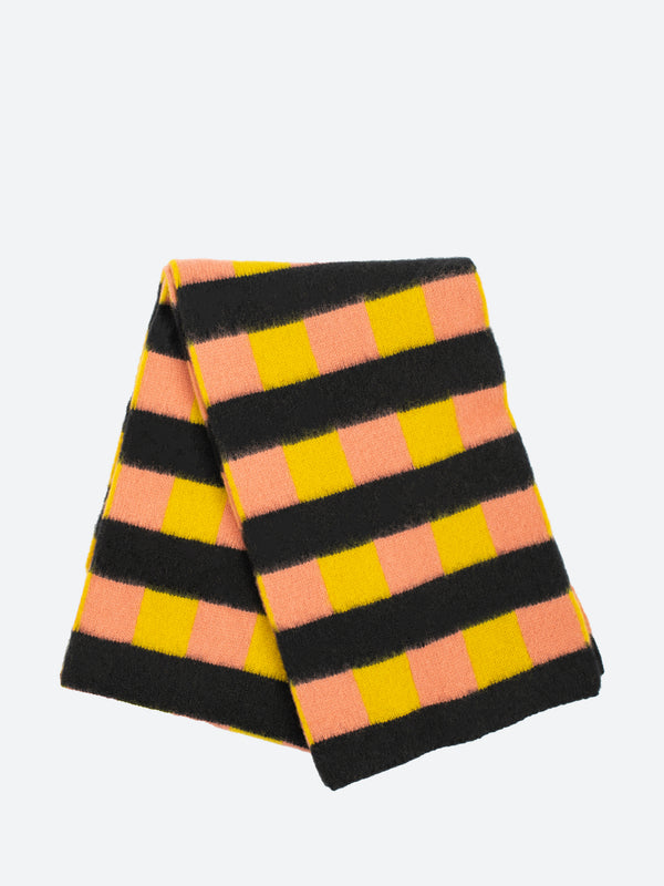 CHECK & STRIPE SCARF