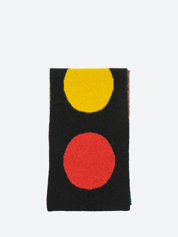 SMALL MULTICOLOUR SPOT SCARF