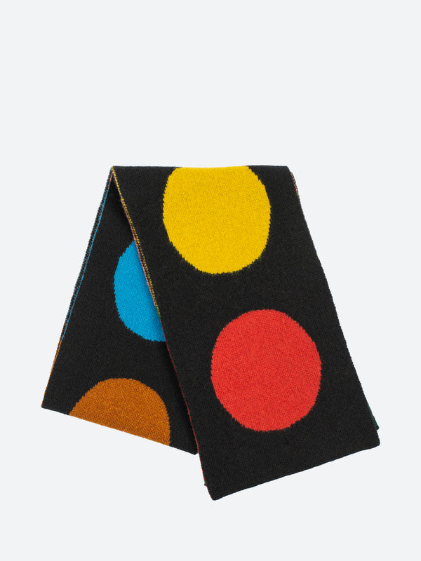 SMALL MULTICOLOUR SPOT SCARF