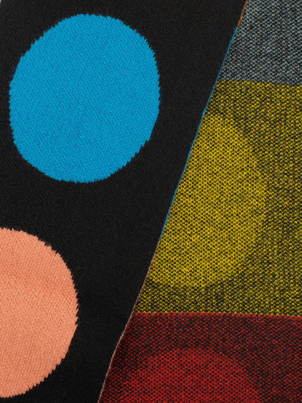 SMALL MULTICOLOUR SPOT SCARF