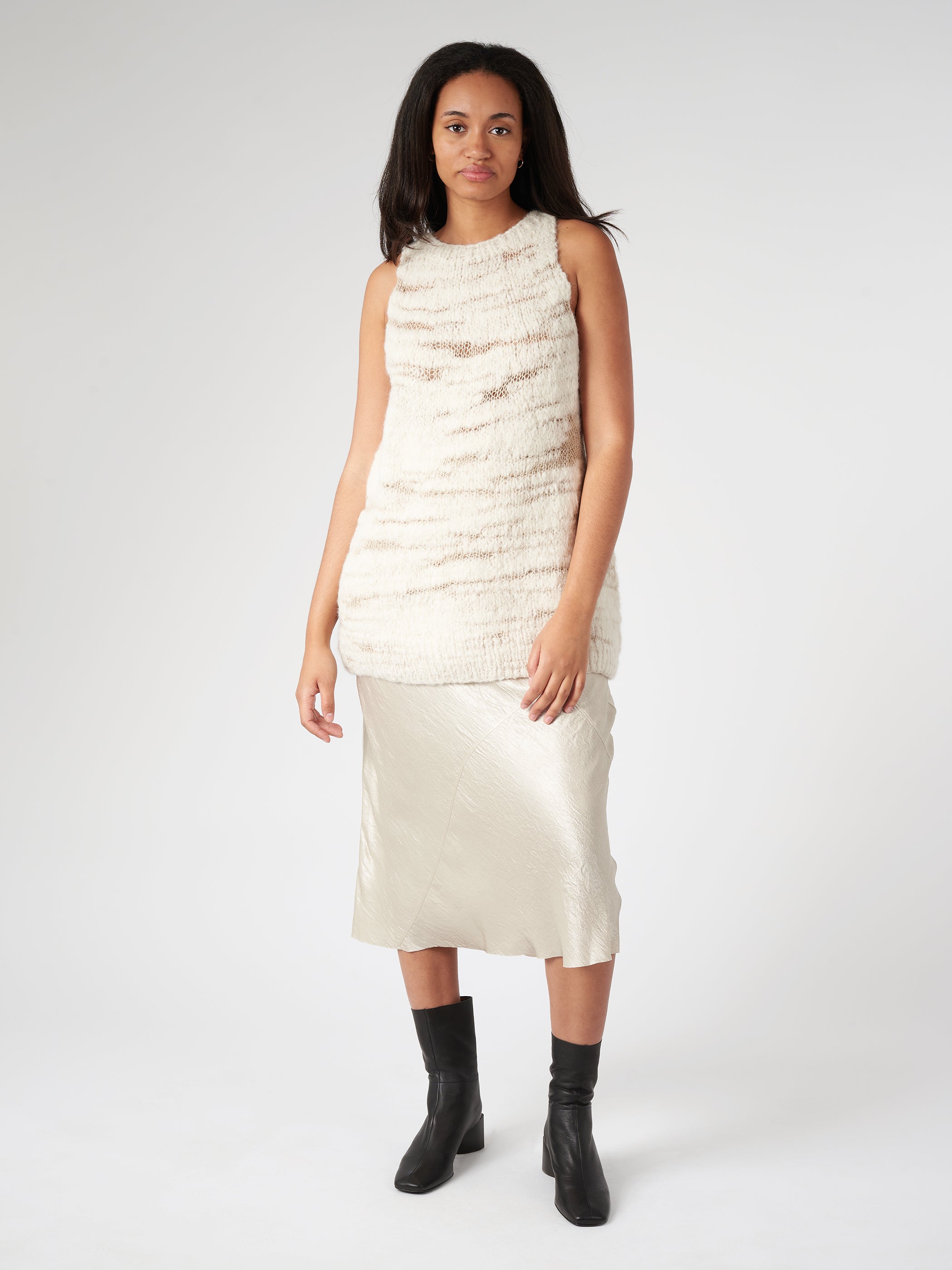 Handknit Threadbare Shell