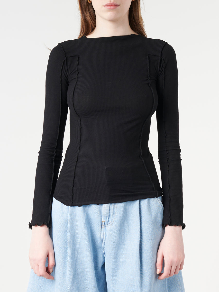 Baserange - Omato Long Sleeve in Black – gravitypope