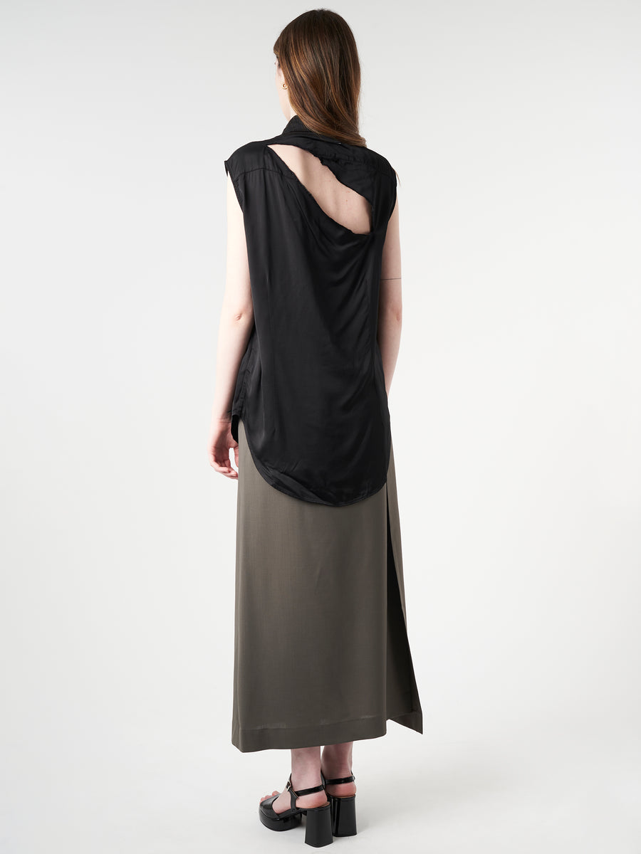 MM6 Maison Margiela - Lining Look Shirt in Black – gravitypope