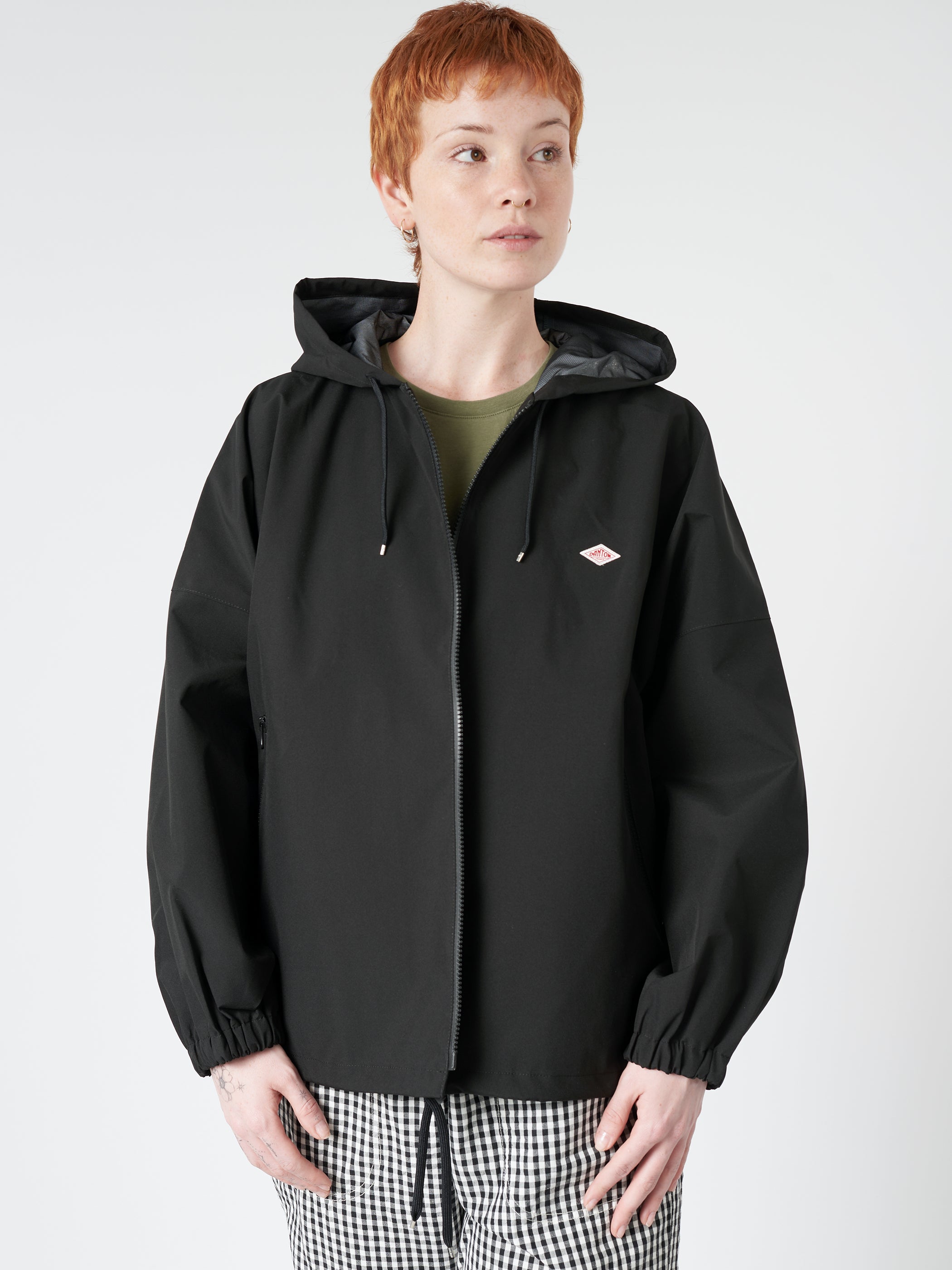 3 Layer Cloth Hooded Jacket