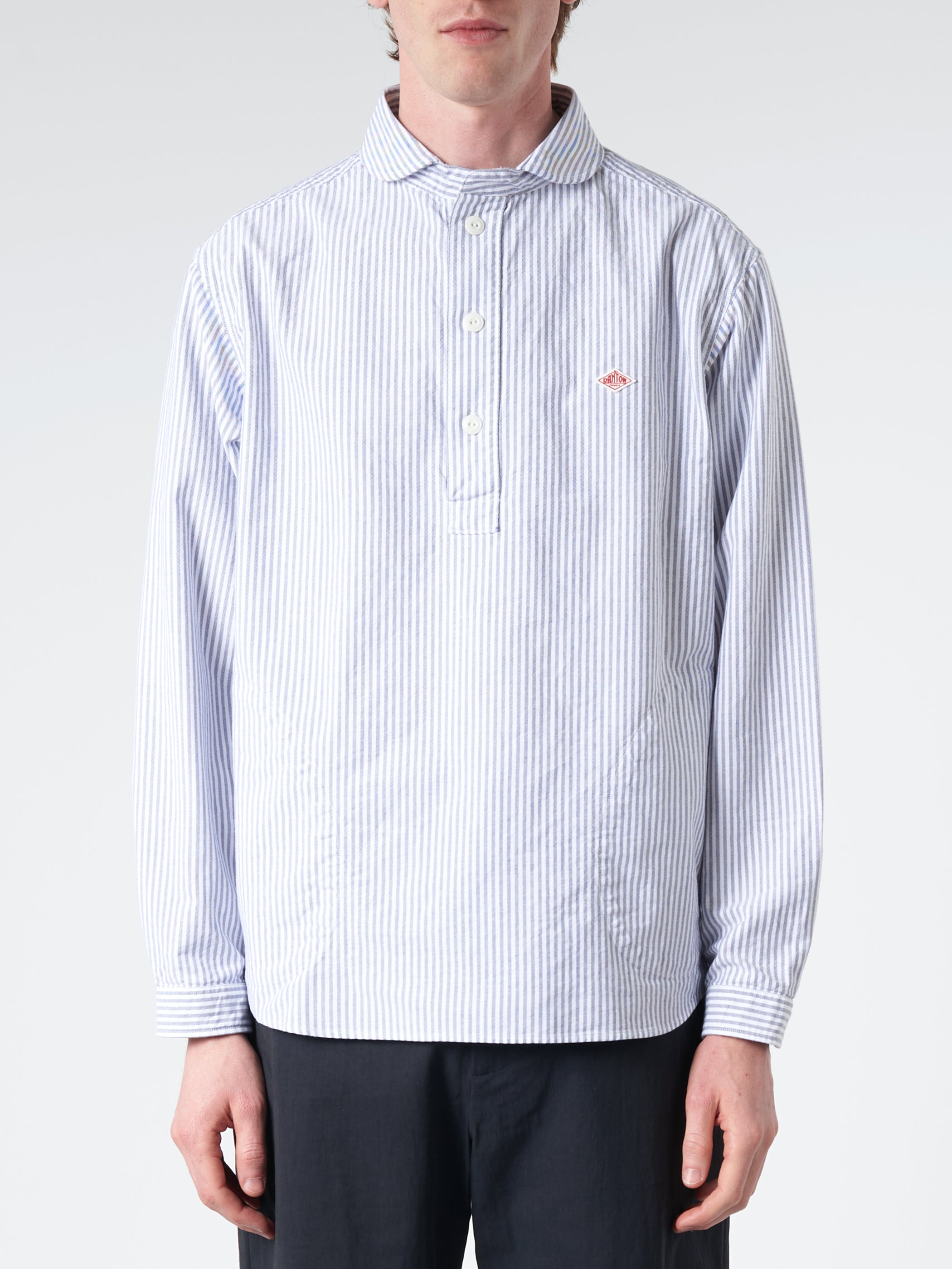 Oxford Round Collar Pullover Shirt