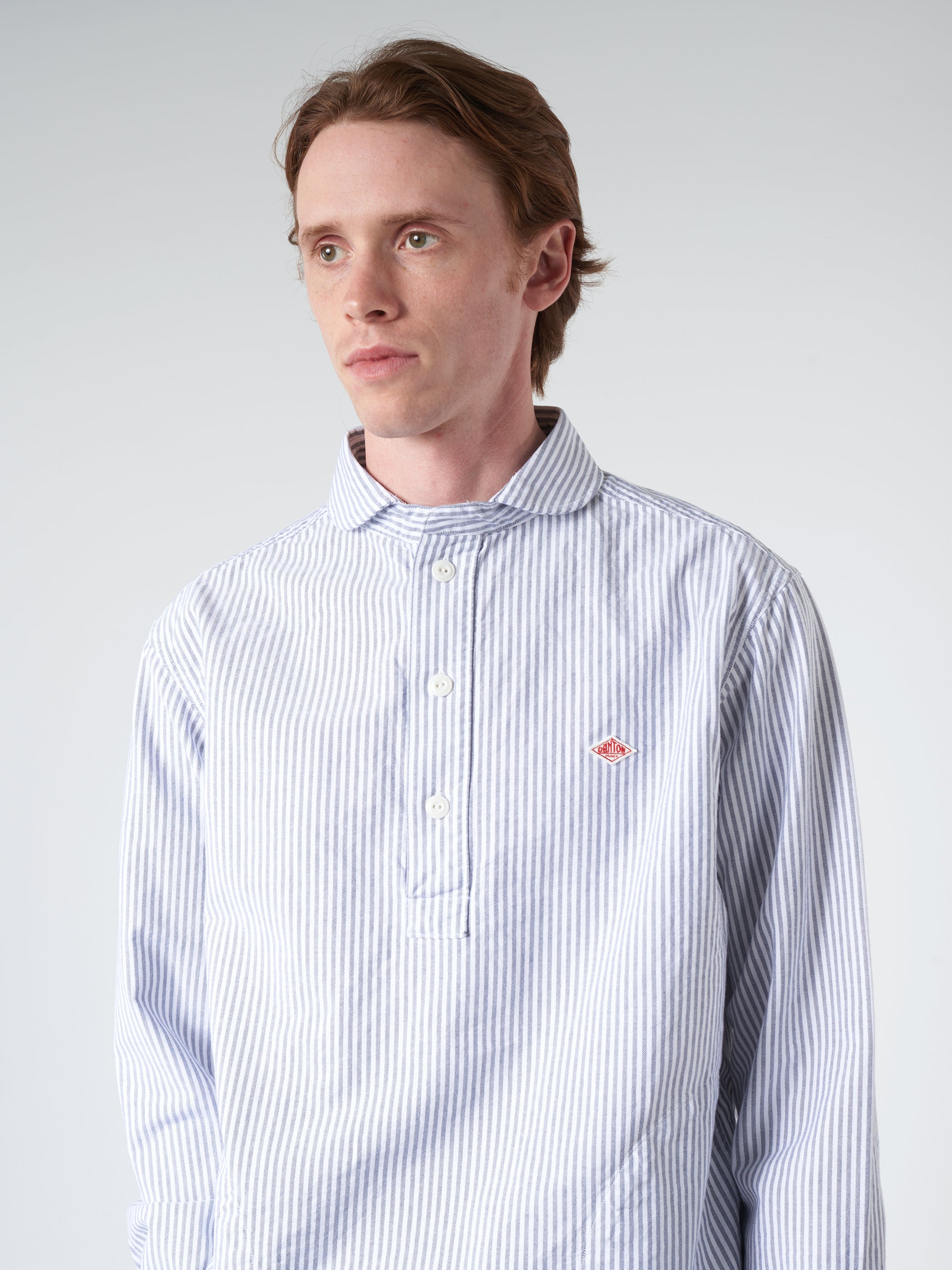 Oxford Round Collar Pullover Shirt