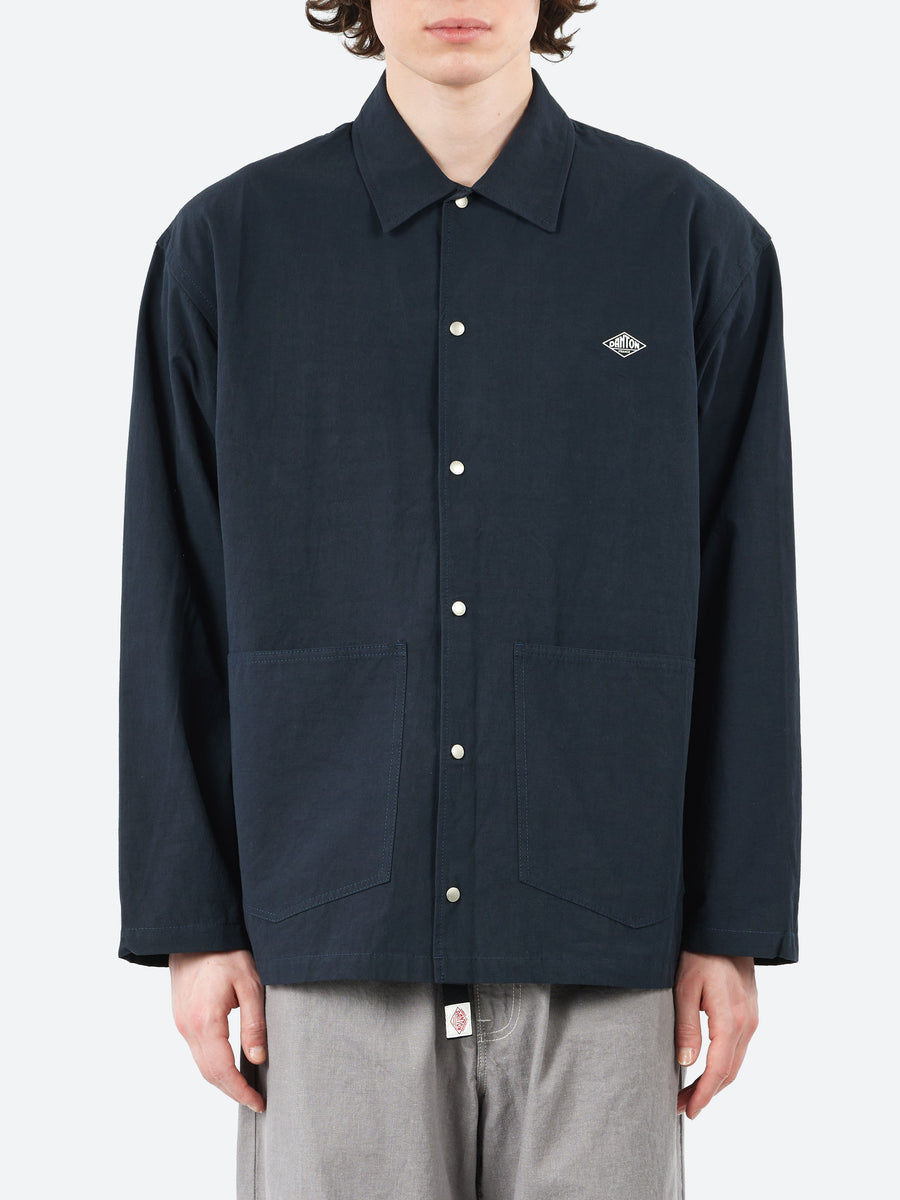 定価18,480円！DANTON COVERALL SHIRTS Danton Men's Coverall Short Sleeve Shirt in Navy Danton
