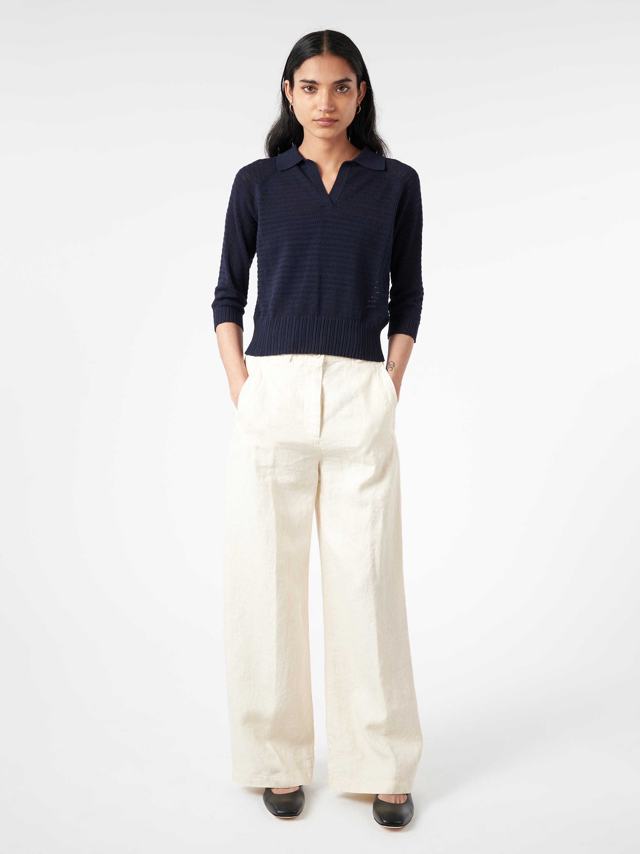 Slub Linen Trousers