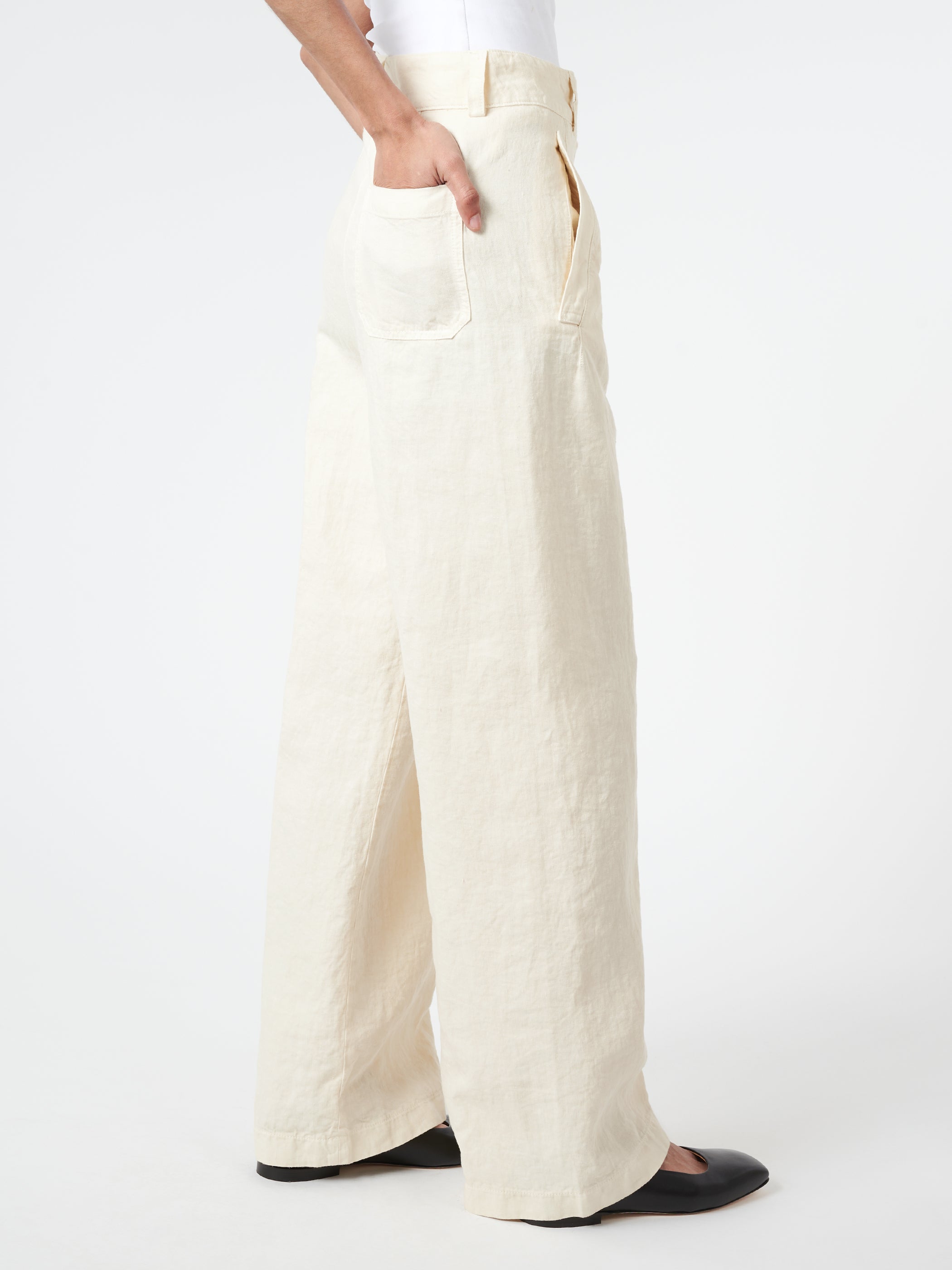 Slub Linen Trousers